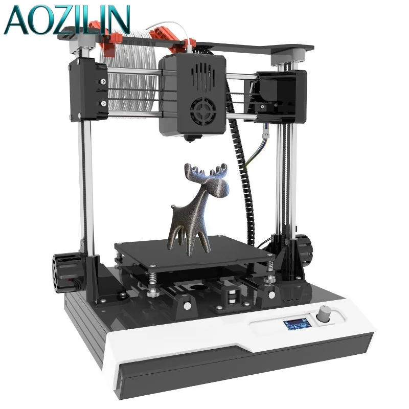 AOZILIN EasyThreed K2 Mini Desktop 3D Printer, Home Education Small Stereo Printing Machine for Household Use