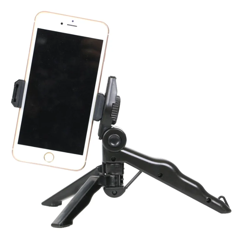 1PCS Mini Desktop Camera Stability Bracket Stand Table Tripod For  Mobile Phone Can Adjust The Height And Angle At Will