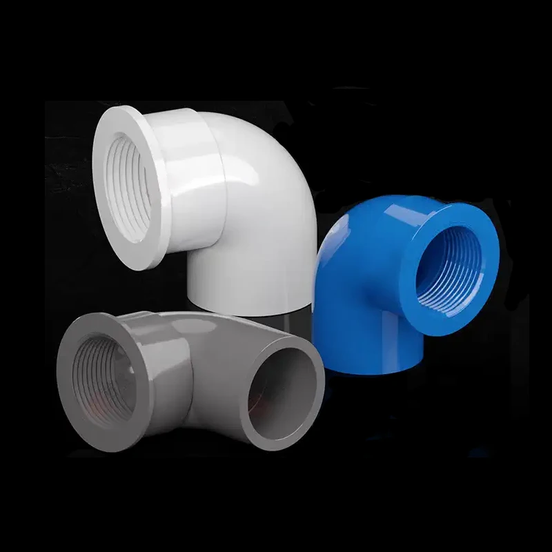 1PCS 20-32mm PVC Water Supply Pipe Female Thread Elbow Connector 90°  Plastic Right Angle Elbow Adapter Aquarium Joint Fitting