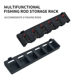 Soporte para cañas de pescar doble modo vertical/horizontal ABS