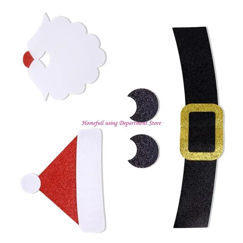 

Felt Cloth Window Decorations for Christmas Seasonal Shop Wall Decorative Ornament Decor for Retailers and Restaurants