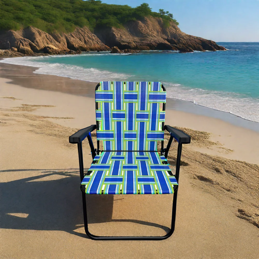 Portable Lightweight Modern Design Aluminum Folding Beach Chair Custom Printed Adjustable Outdoor Beach Chair