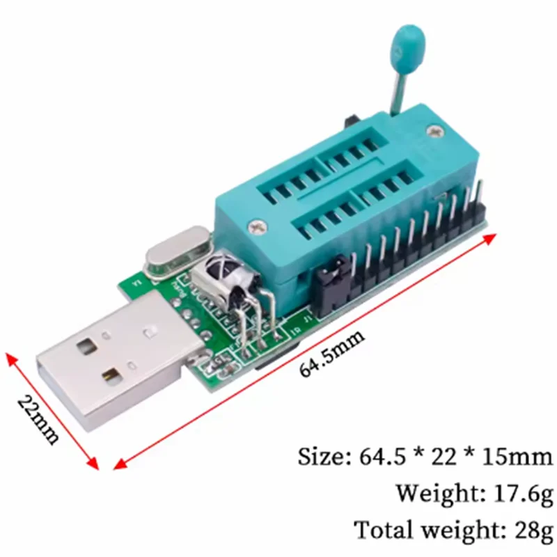 CH341A Programmer V1.7 1.8V Level Shift W25Q64FW W25Q128FW Gd25LQ64