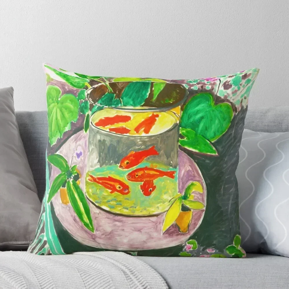 

Matisse - Goldfish Throw Pillow Christmas Cushion For Home autumn pillowcase New year Sofa Decorative Covers pillow