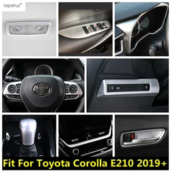 Dashbaord Frame Head Lamp Window Lift Gear Shift Panel Cover Trim For Toyota Corolla E210 2019 - 2024 Matte Accessories Interior