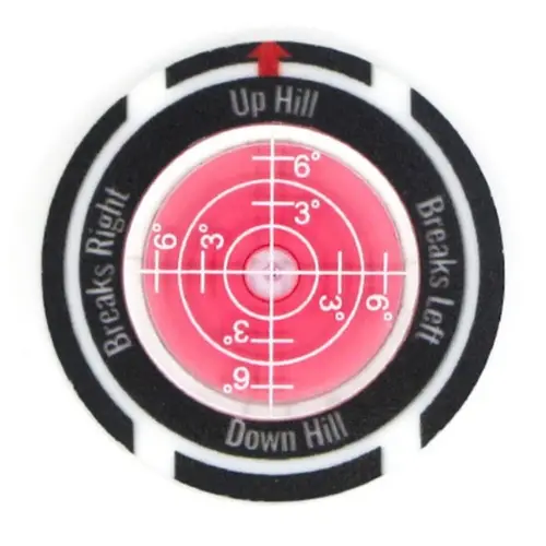 Imagen 2 del producto Nivelador de herramientas de Golf de alta precisión, marcador de pelota transparente y transparente, medidor de pendiente de Golf, herramienta de entrenamiento de fácil uso, nivel de espíritu de Golf