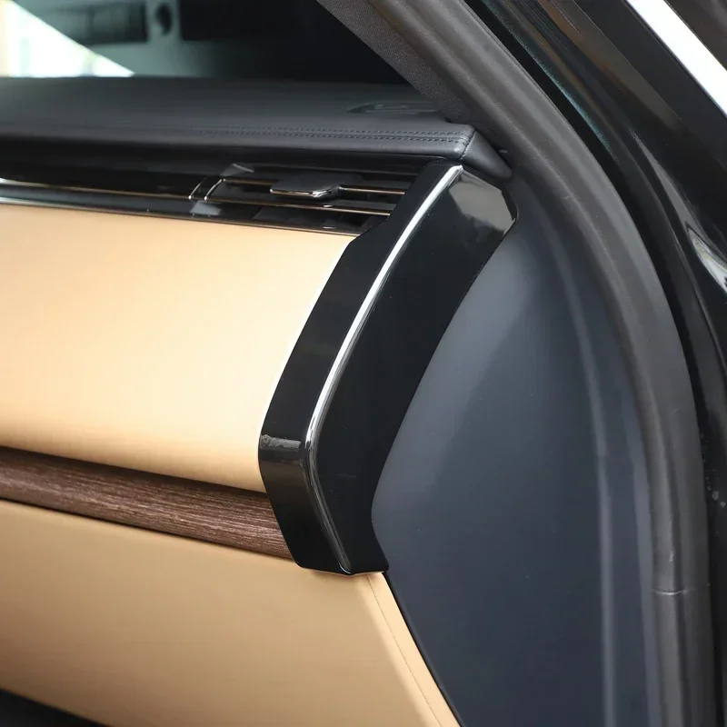 

Для Land Rover Range Rover Vogue 2023: накладка на боковую рамку приборной панели из АБС-пластика под карбон, аксессуары для интерьера