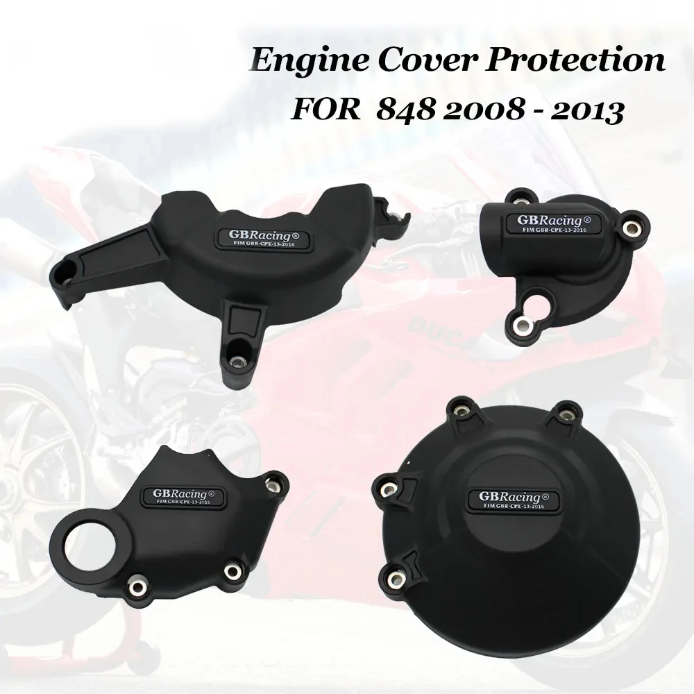 For DUCATI 848 2008-2013 Motocross Engine Protection Cover  for GBRacing