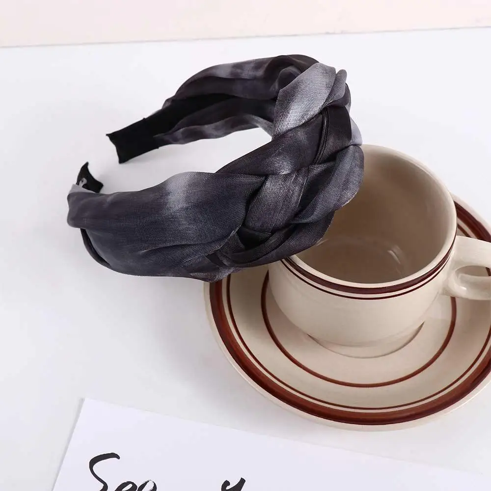 

Female Wash Face Wide Edge Headdress Headwear Women Headband Korean Style Headband Twisted Braid Hair Hoop Hair Accessories