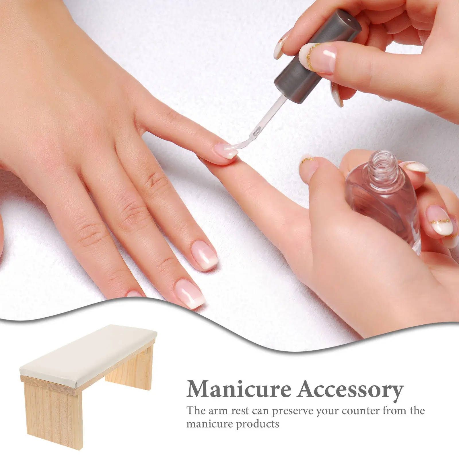 1pc Nail Arm Rest Cushion for - Wrist Rest Wood avis et prix