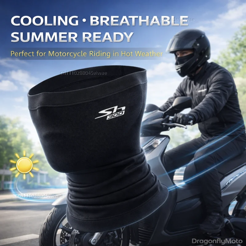 

For Honda SH300 SH 300 SH300I 300I I Motorcycle Windproof Summer Cycling Face Cover Neck Tube Breathable Custom Logo