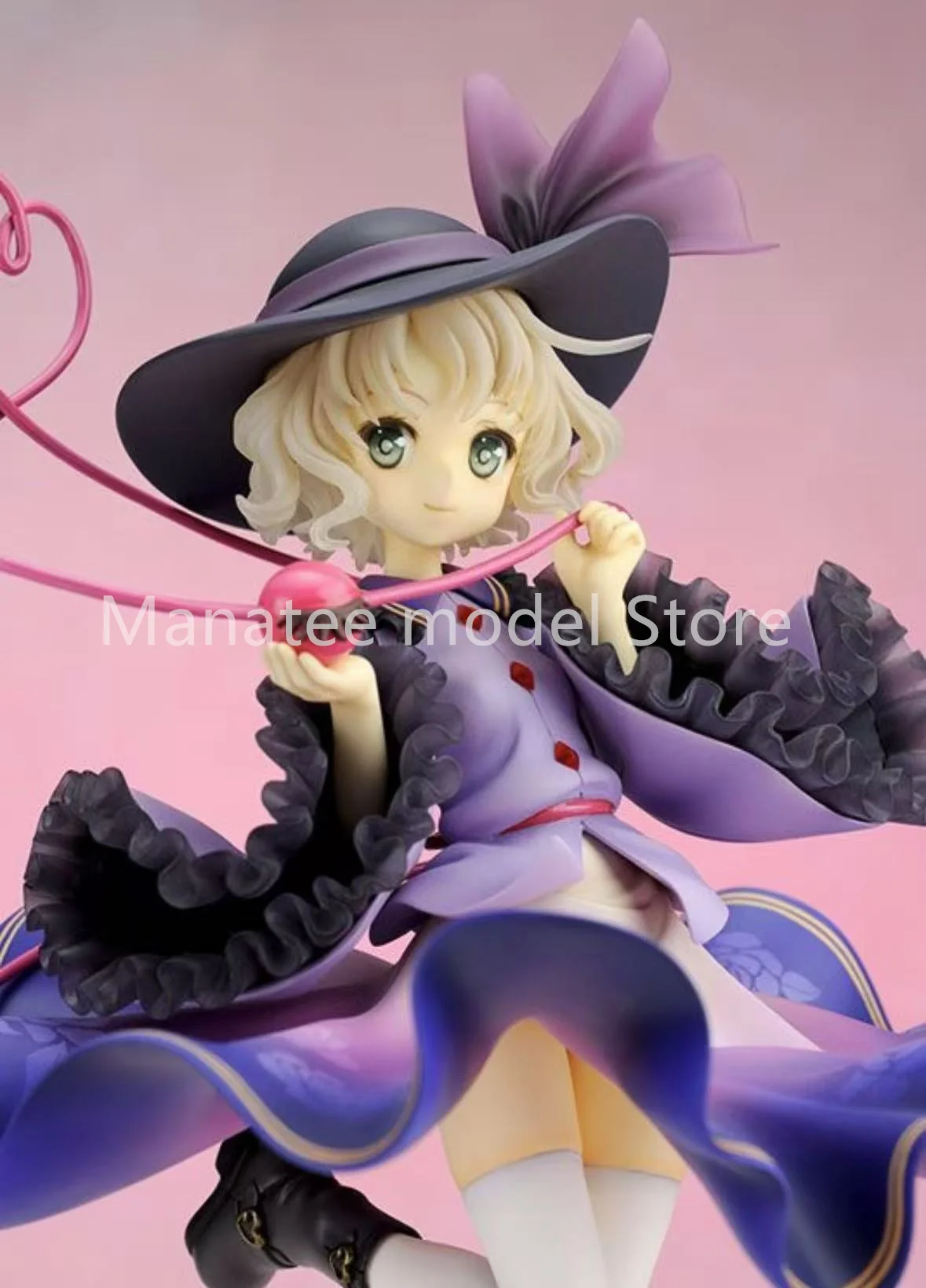 

﻿ ques Q Original Touhou Project "The Closed Eye of Love" Koishi Komeiji 1/8 PVC Action Figure Anime Model Toys Collection Doll
