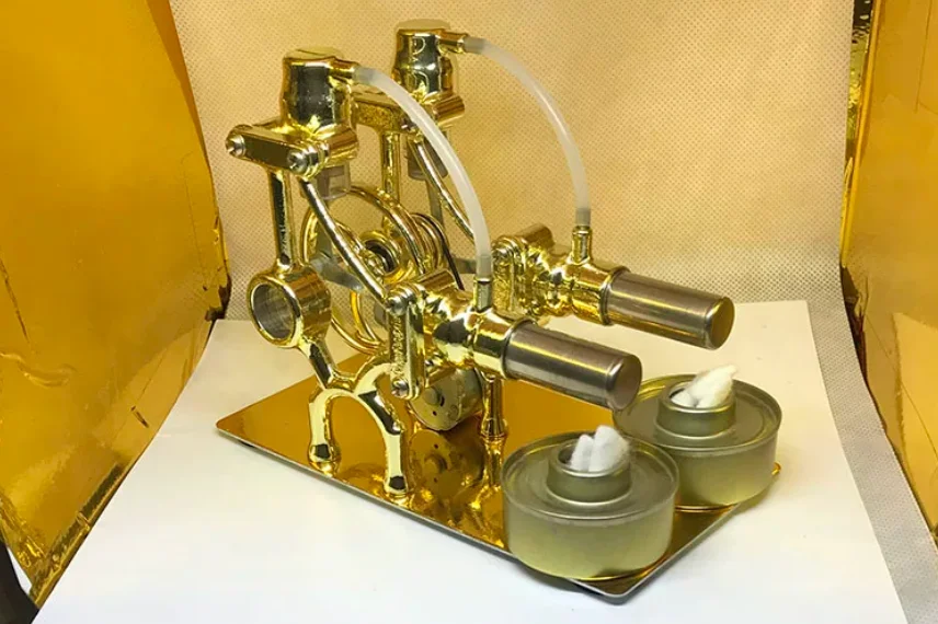 Mini Stirling engine miniature model steam power technology scientific experiment