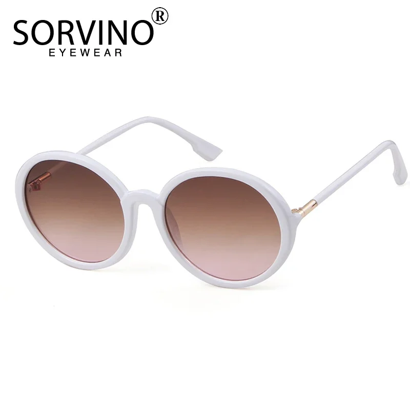 SORVINO Luxury Brand Designer Sunglasses Vintage Round Sun Glasses Women Driving Retro Sunglass Men UV400 Gafas sol mujer