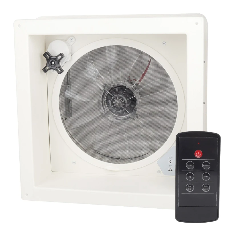 

14Inch 420mm DC 12V Remote Control Caravan Roof Ventilation Fan with Remote Control for RVs and Campers