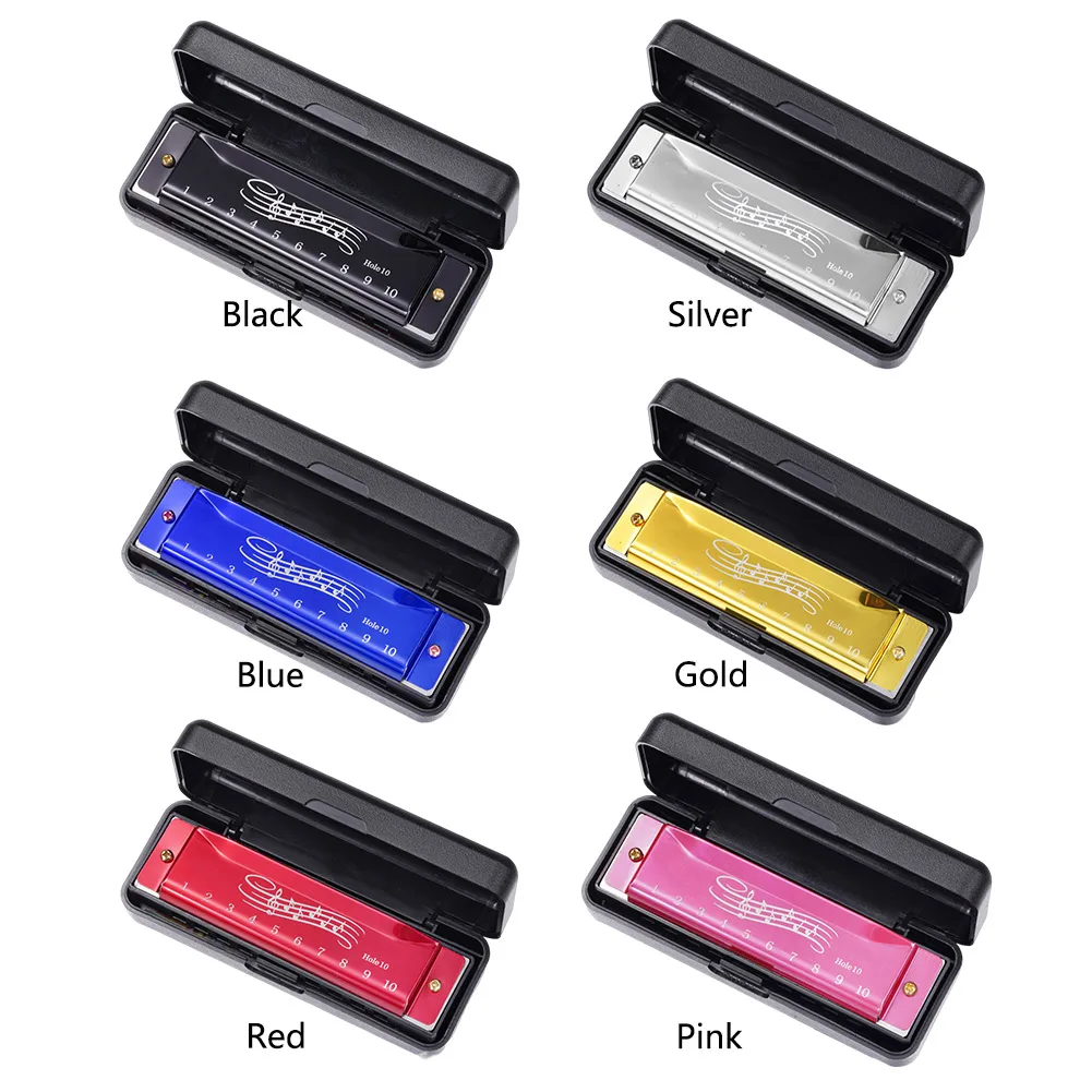 10-gaats 20-tone mondharmonica draagbaar mondharmonica vroeg educatief muziekinstrument gemakkelijk leren volwassenen kinderen cadeau