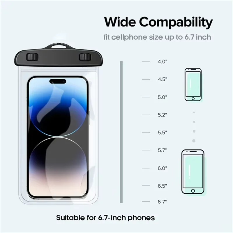 Waterproof Phone Case Swimming Water Proof Bag Universal Underwater Phone Protector Pouch PV Cover for iPhone 12 Pro Xs Max XR X