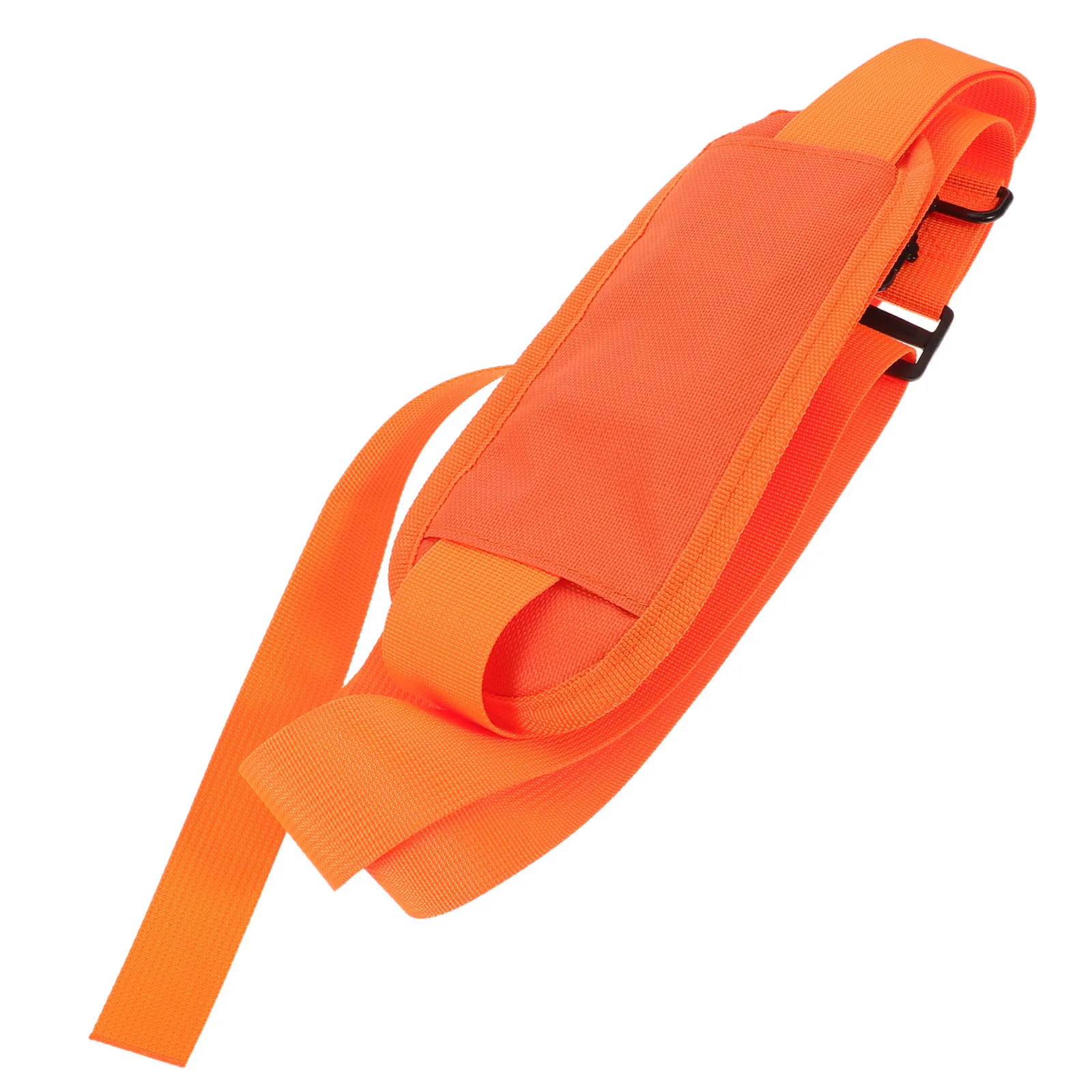 Adjustable Orange Reinforced Lawn Mower Shoulder Strap Universal Strimmer Harness Soft Padded Belt for Grass Trimmer Carrying