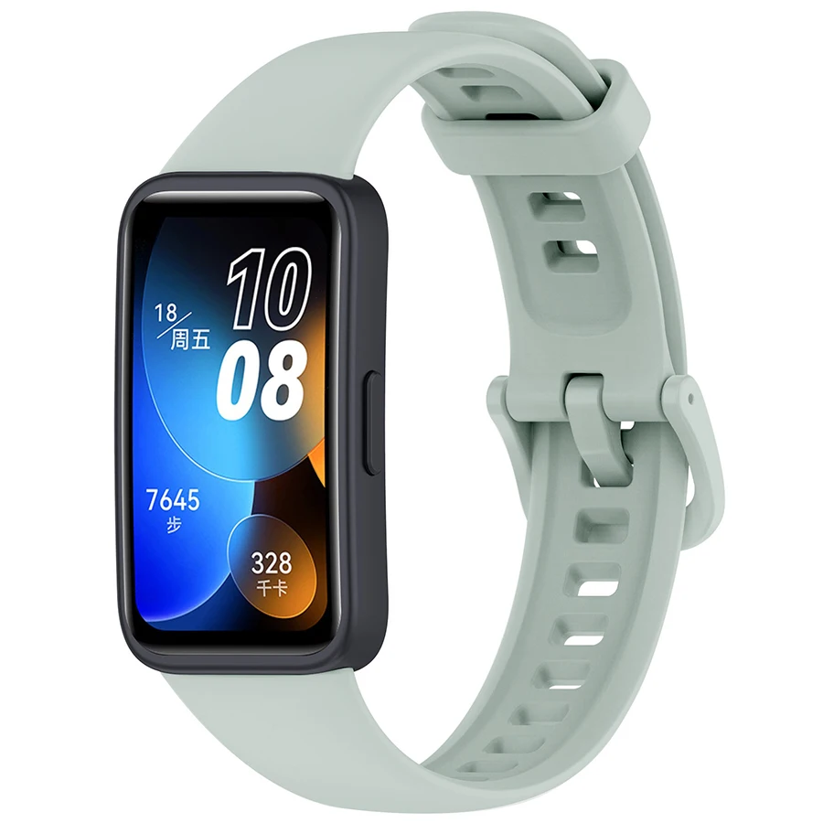 Siliconen Band Voor Huawei Band 8 9 10 Sport Ademende Horlogeband Vervanging Polsband Armband voor Huawei Band 9 8 Accessoires