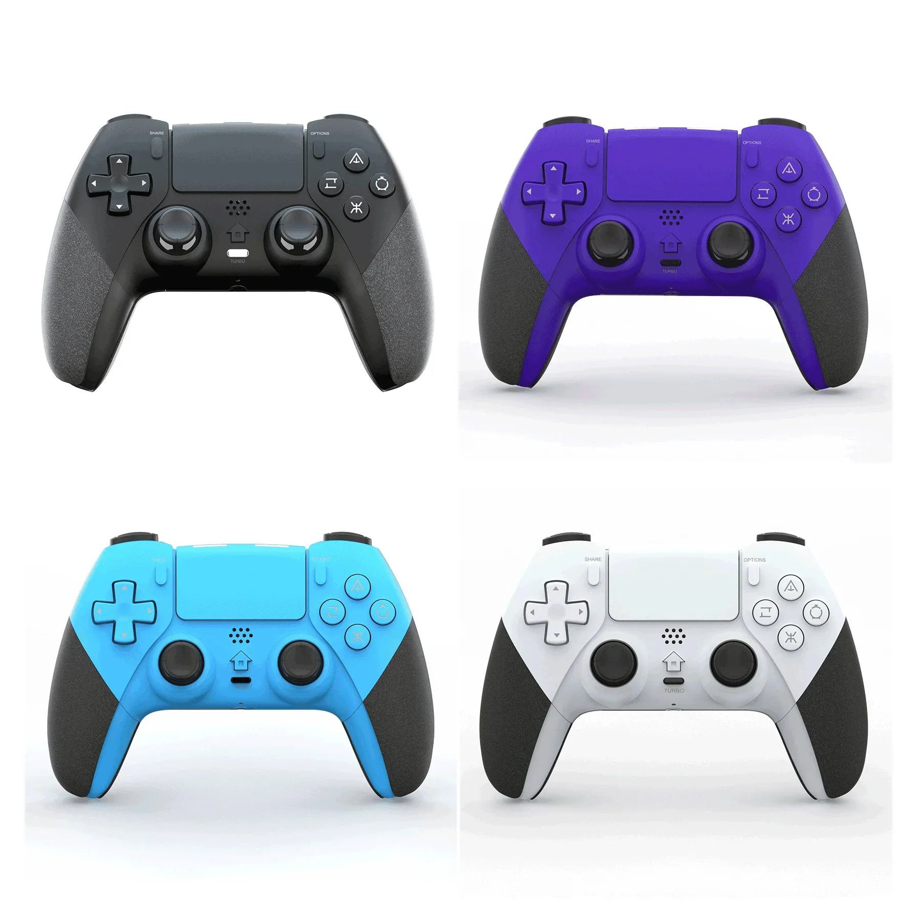 وحدة تحكم في الألعاب اللاسلكية Elite، زر مزدوج الاهتزاز قابل للبرمجة، وحدة تحكم ألعاب ذات ستة محاور لجهاز PS5