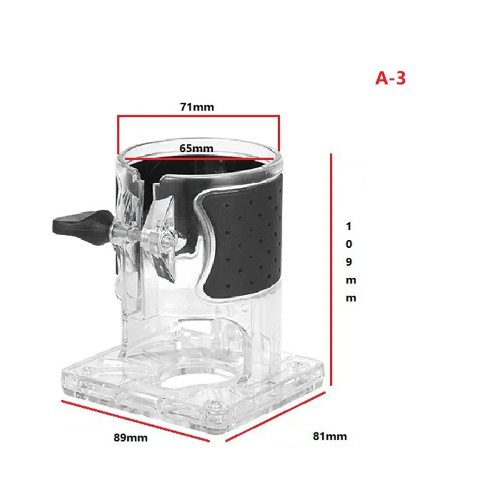 Trimming Machine Transparent Base 3703 Wooden Router Base For MakitaRT0701C Woodworking Trimming Machine Accessories