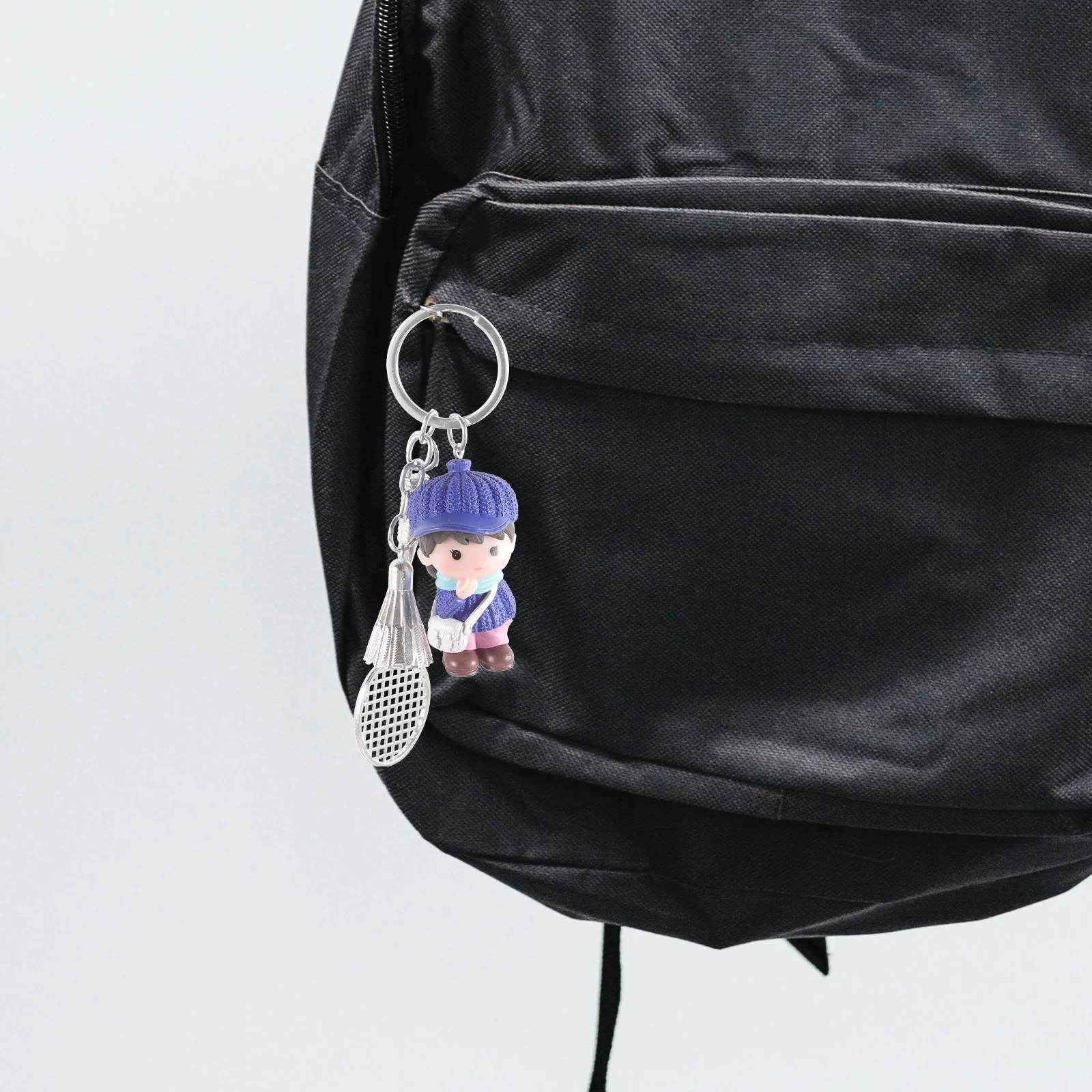 

Badminton Keychain Keychains Carry Schoolbag Sports Accessories Pvc Cute Pendant