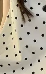 

Cute Sweet Print Polka Dot Button Short Sleeve Blouse New Summer Youth All-match Korean Shirt Tops Fashion Elegant Women Clothes