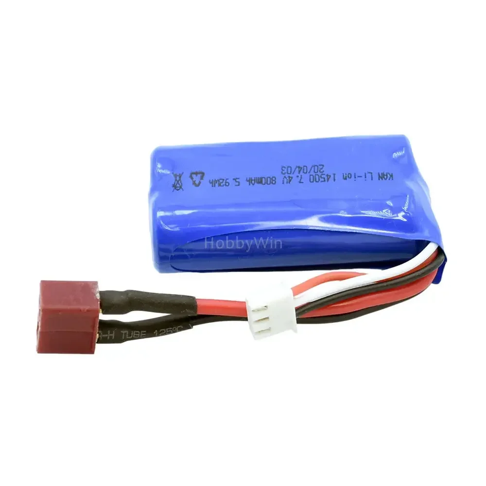 HBX part 18031T Battery 7.4V 800mAh T plug forHaiboxing 1/18 RC Buggy Truck Truggy 18856