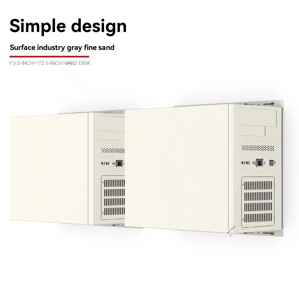 

Silent server case, industrial control wall-mounted case,41cm,with optical drive bay,supports ATX motherboards,7 expansion slots