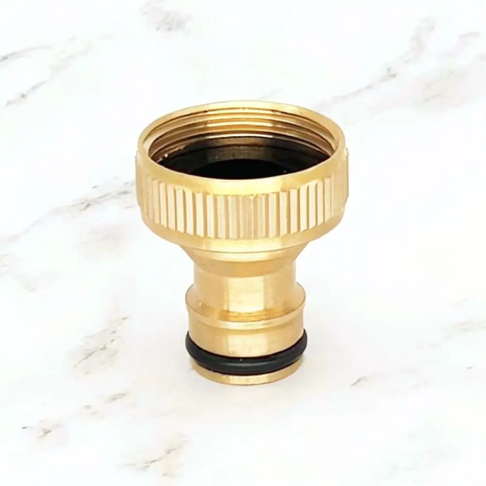 Solid Copper Faucet Adapter For Washing Machine Inlet Pipe 3 4 Inch Internal Thread Quick Garden Hose Connector Tool