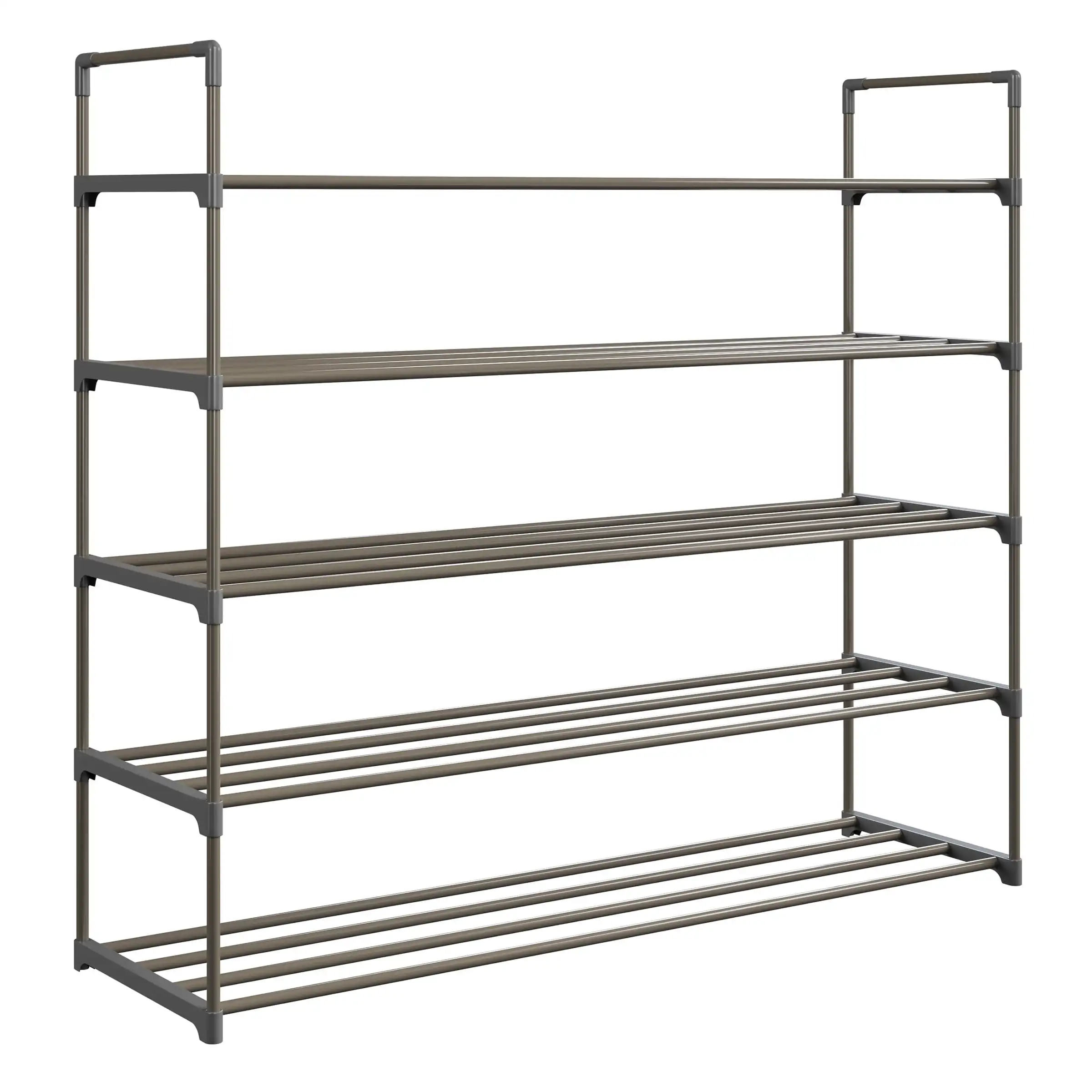 

Shoe Rack with 5 Shelves Holds 30 Pairs by Home-Complete