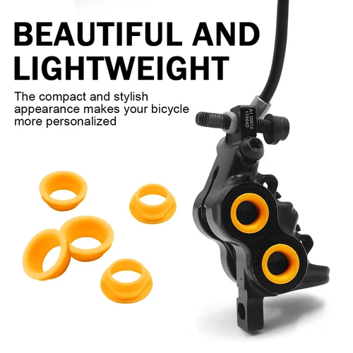 Imagen 2 del producto 4 Uds anillos de abrazadera de freno de bicicleta adecuados para MAGURA MT5 MT7 serie de 4 pistones pinza de freno accesorios decorativos de bicicleta