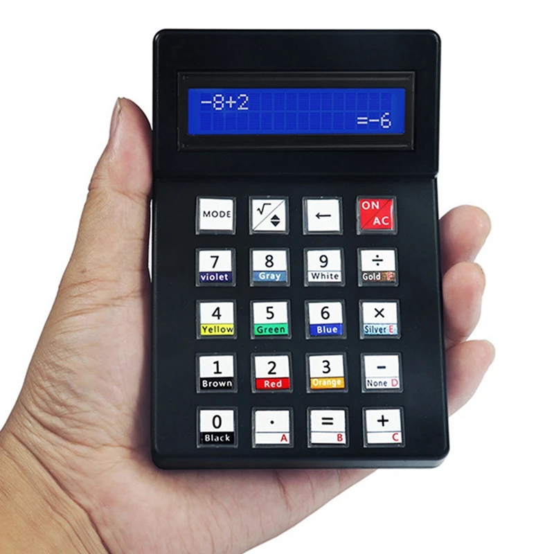 LCD1062 Calcolatrice Produzione elettronica Kit fai da te per la scuola superiore del college STEM Impara la pratica del assemblaggio di saldatura Durevole
