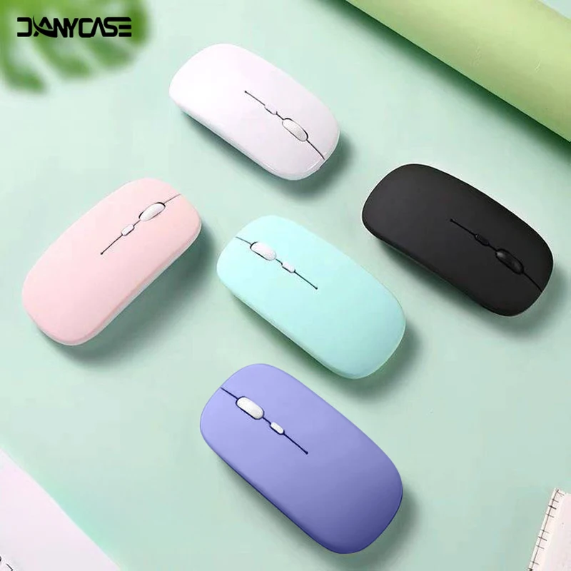 Rato de jogo sem fio bluetooth-versão gamer silencioso recarregável ergonômico mouse óptico desktop computador pc portátil mouse