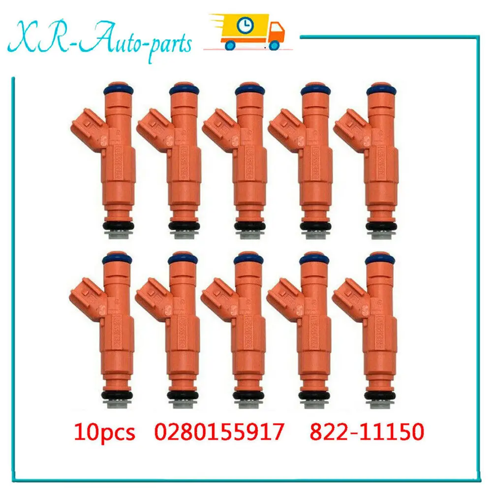 

Fits For 2000-2004 For Ford Excursion 6.8L V10 F-250 F-350 F450 Fuel Injectors 10PCS