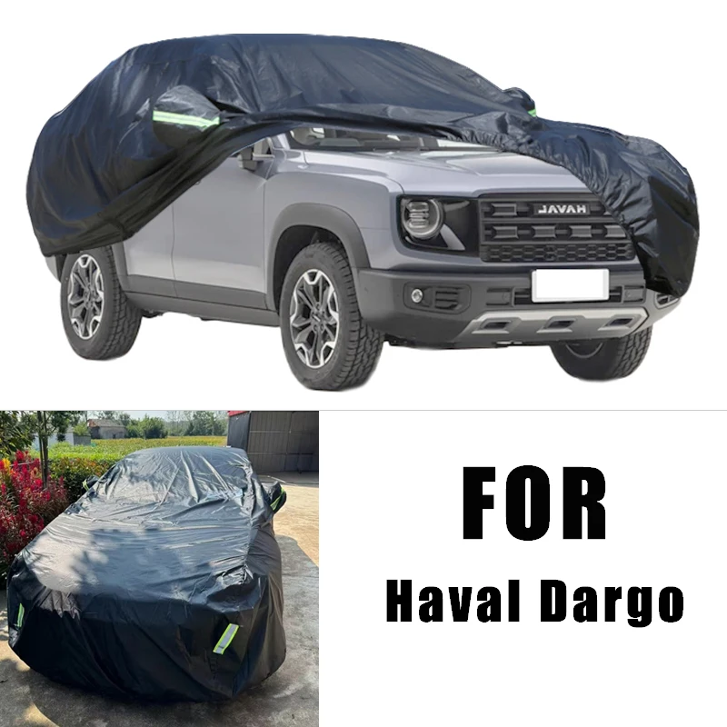

Всепогодные автомобильные чехлы для Haval Dargo 6-в-1, водонепроницаемые, пылезащитные, УФ-защитные, снежные, устойчивые к царапинам, защита