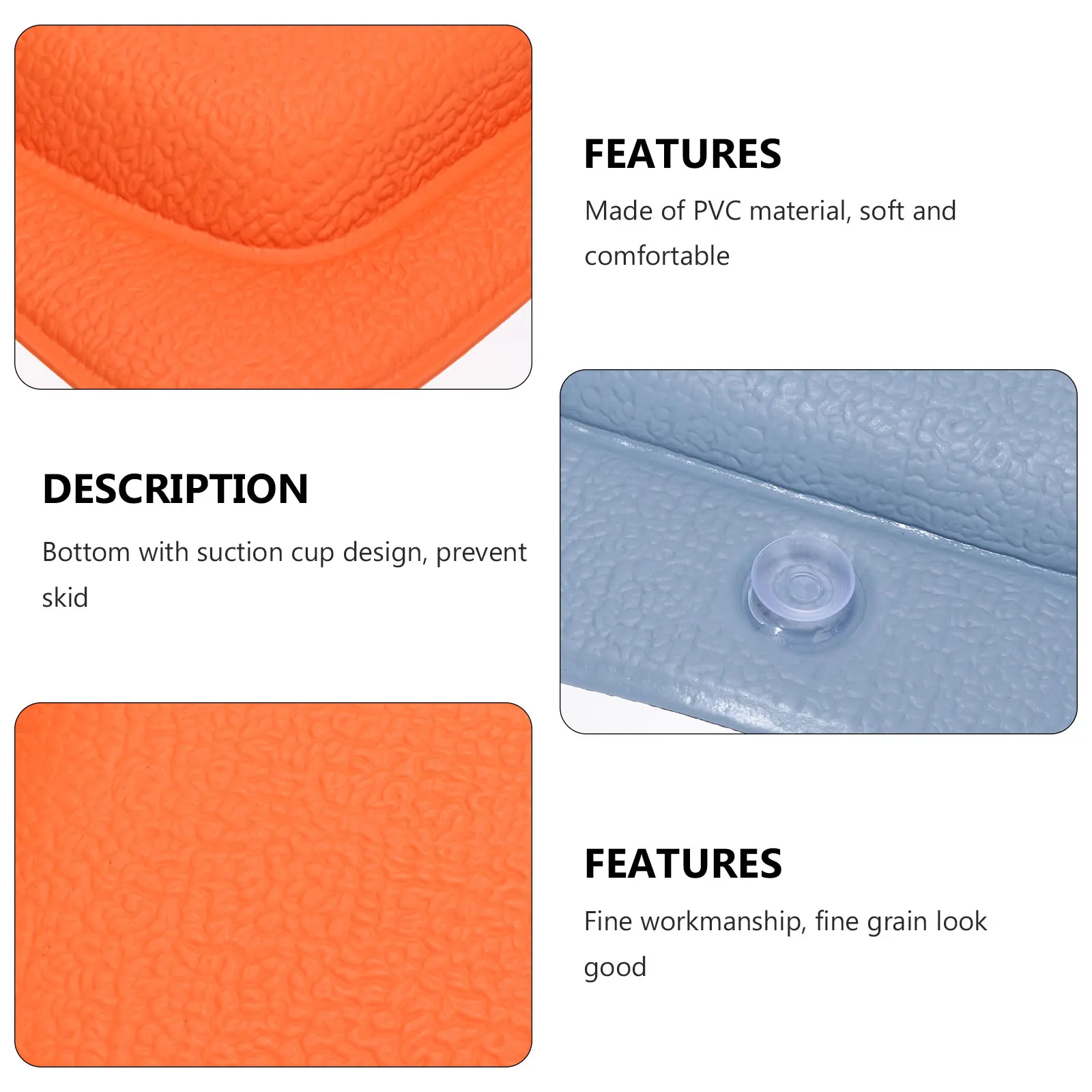 

2pcs Bathtub Pillows Bath Head Neck Supports Non-Slip Spa Pillow Home Shower Cushion Comfortable Bathroom Supplies Tub Headrests