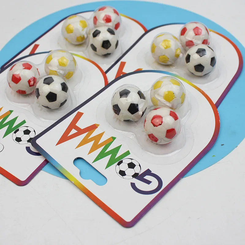 Student creative simulation ball rubber combination football shape eraser children's educational toy gift