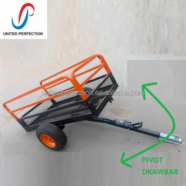 توفير جرار صغير خلف مقطورة قلابة للدراجة النارية ومقطورات ATV مع مقطورات سيارة موك منخفضة