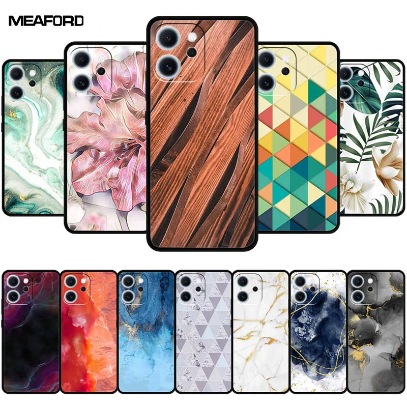 Gift Marble Case For Oppo Reno15 F Back Phone Cover 15F Soft Silicone TPU Cases Reno15F Protector Coque Funda Capa Shell Bumper