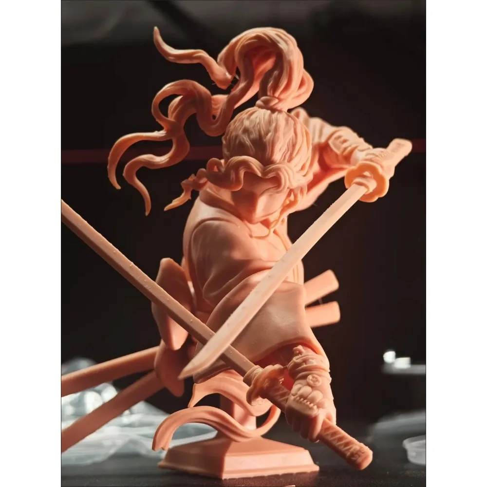 1PC Samurai Princess High-precision Resin Bust Model for Figure Painting, Decorative Ornament and Statue DIY Coloring Models