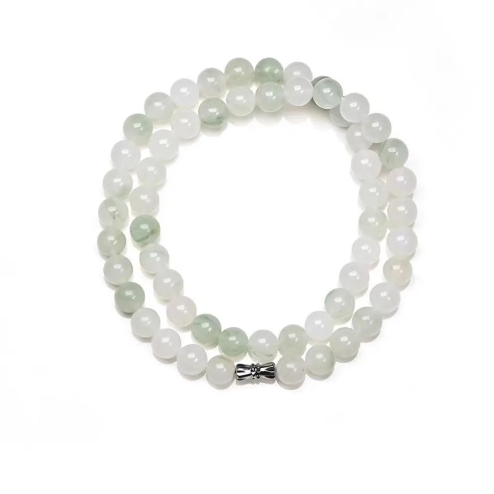 

Ожерелье из натурального зеленого нефрита и жадеита диаметром 10 мм с круглыми бусинами из драгоценных камней 18 дюймов AAA+