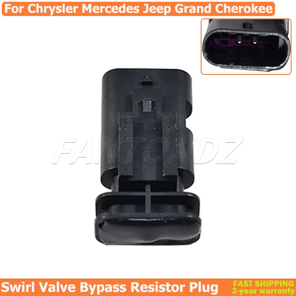 OM642 For Chrysler 300C Jeep Grand Cherokee Commander Swirl Valve Bypass Resistor Plug Fix For Mercedes-Benz Sprinter 3.0L 2006-