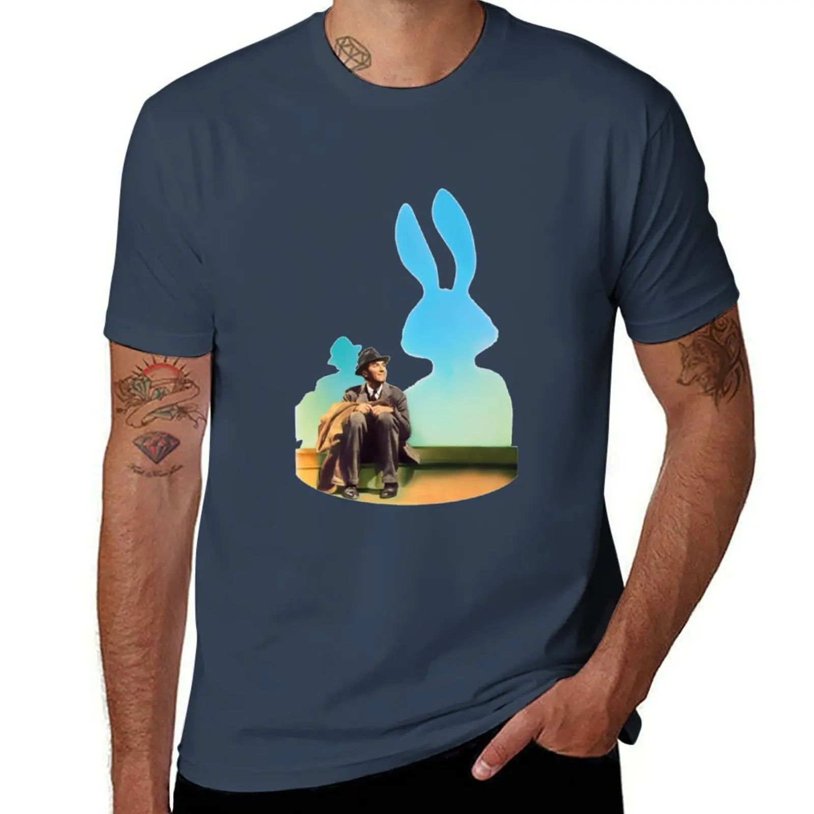 

Movie 1950 Stewart James Harvey T-Shirt Moisture Control Sports Tee