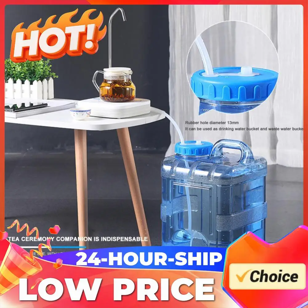 

Портативный контейнер для воды с краном, герметичная емкость для питьевой воды, большая емкость, походный резервуар для воды для пеших походов и автопутешествий