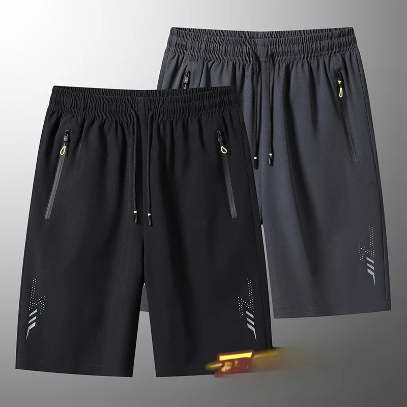 

Cool Feeling Qui Dry Ice Silk Baskeall orts Мужская летняя уличная одежда Тонкие молодежные брюки для отдыха с толчками