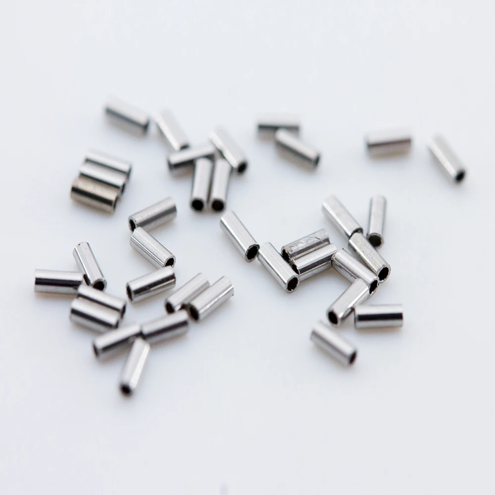 Zahnärztliche kieferorthopädische Mini-Stopper-Schnallen 0,5 mm 0,8 mm, crimpbare Haken, Rohrhalterungsstopper, zur Befestigung an Bogendrähten, Odontologie-Werkzeug – Detail 4