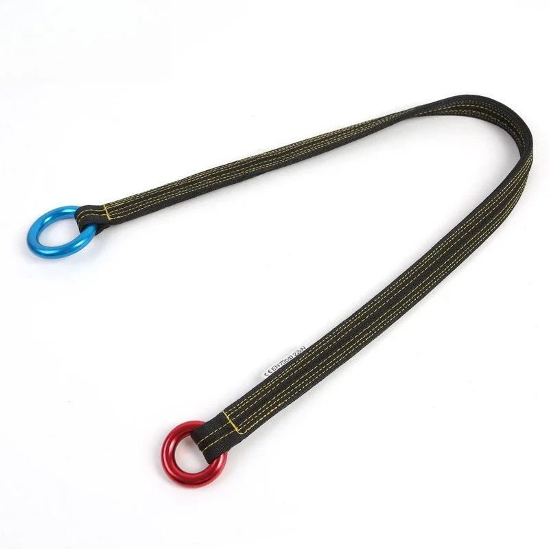 

Fixed anchor point for tree gardening operations, tree climbing connection flat belt, bark protector, fulcrum for tree climbing