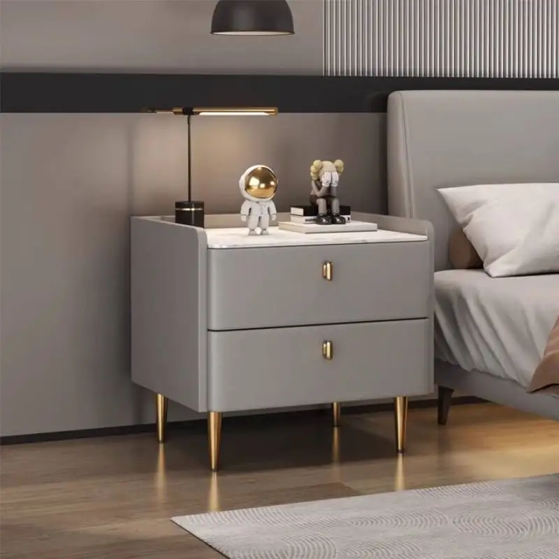 

Minimalist Hidden Nightstand Removable Aesthetic Cute Bedside Table Storage Organizer Mesita De Noche Dormitorio Home Furniture