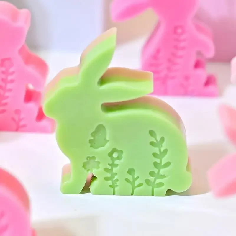 

Новейшие модели 2026 года: Набор из 5 силиконовых форм «Пасхальный кролик» для изготовления свечей, мыла, изделий из смолы и глины, для поделок и домашнего декора
